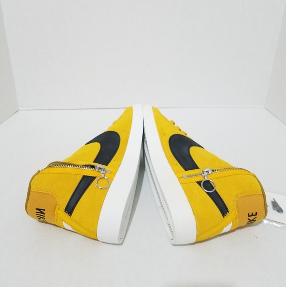 NEW NIKE WOMENS BLAZER MID REBEL BQ4022 700 YELLOW - Picture 4 of 6